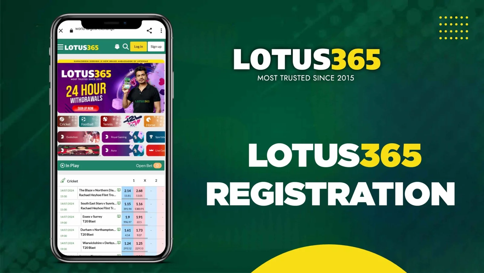 Lotus365 — Join Now for Cricket Betting and Casino